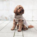 Bademantel "Bambelle" Dunkelbeige