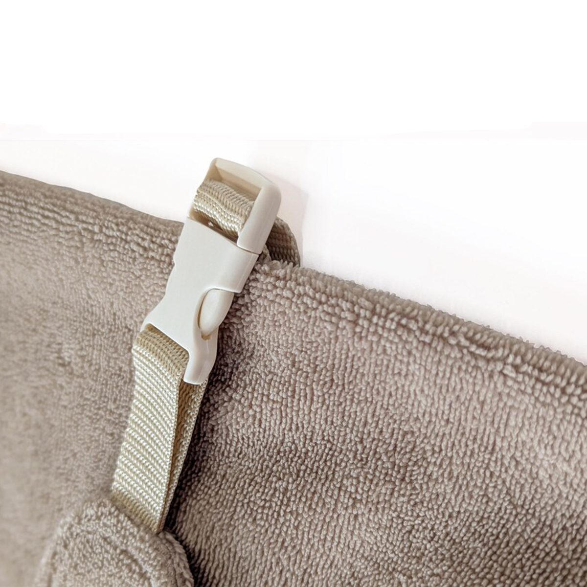 Bademantel "Bambelle" Dunkelbeige