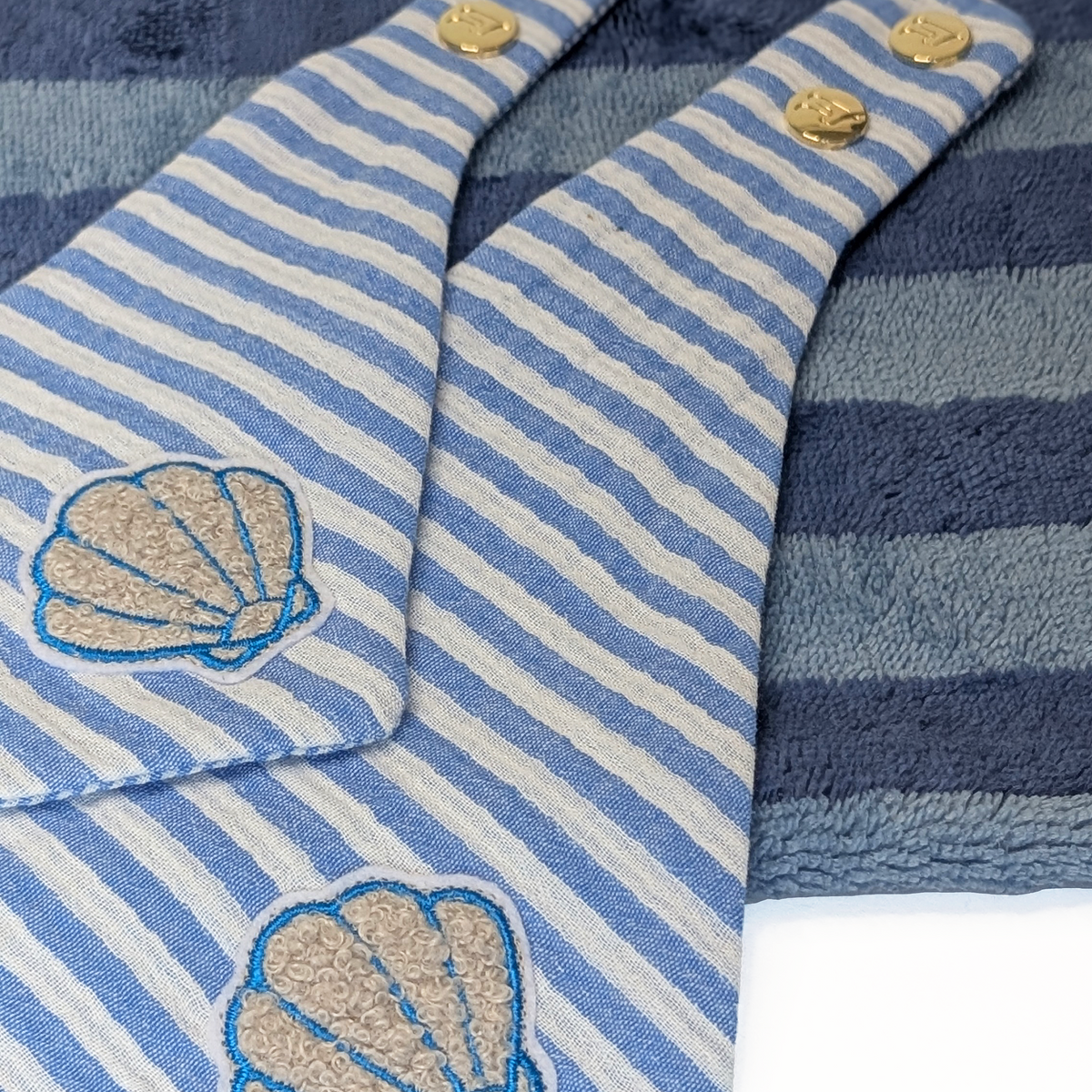 Pfotentuch Paw to Go "Sunstripe" blau-dunkelblau