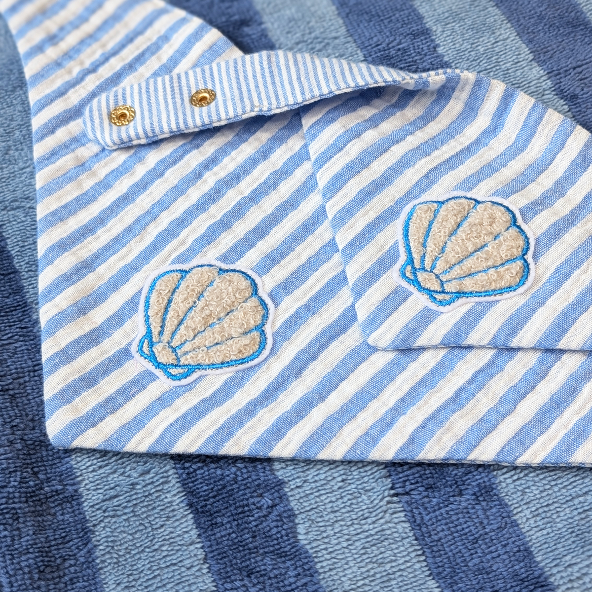 Pfotentuch Paw to Go "Sunstripe" blau-dunkelblau