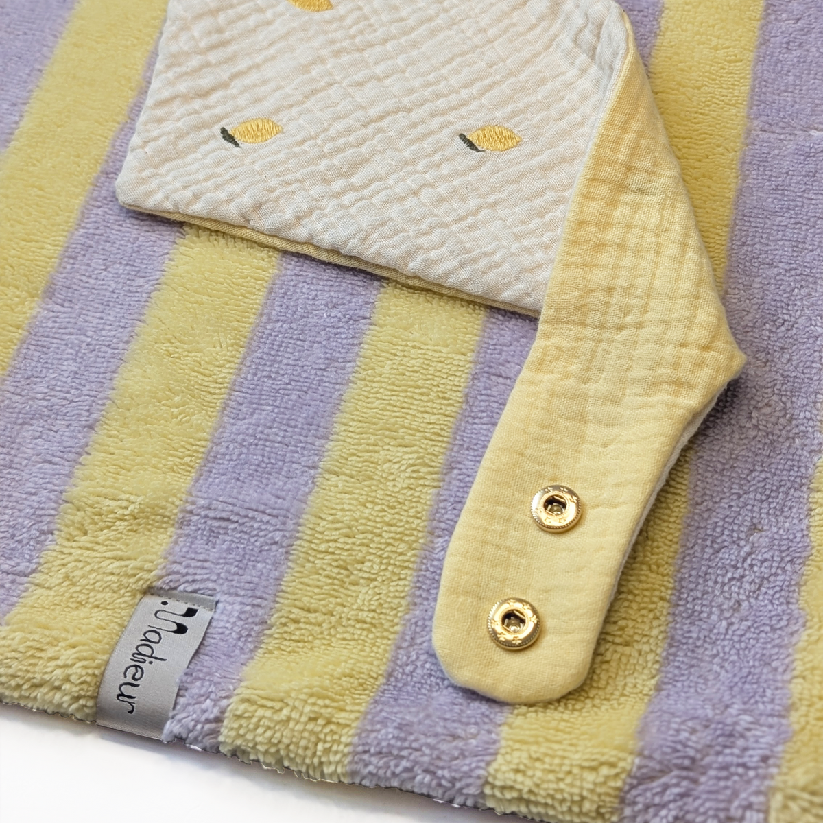 Pfotentuch Paw to Go "Sunstripe" flieder-gelb