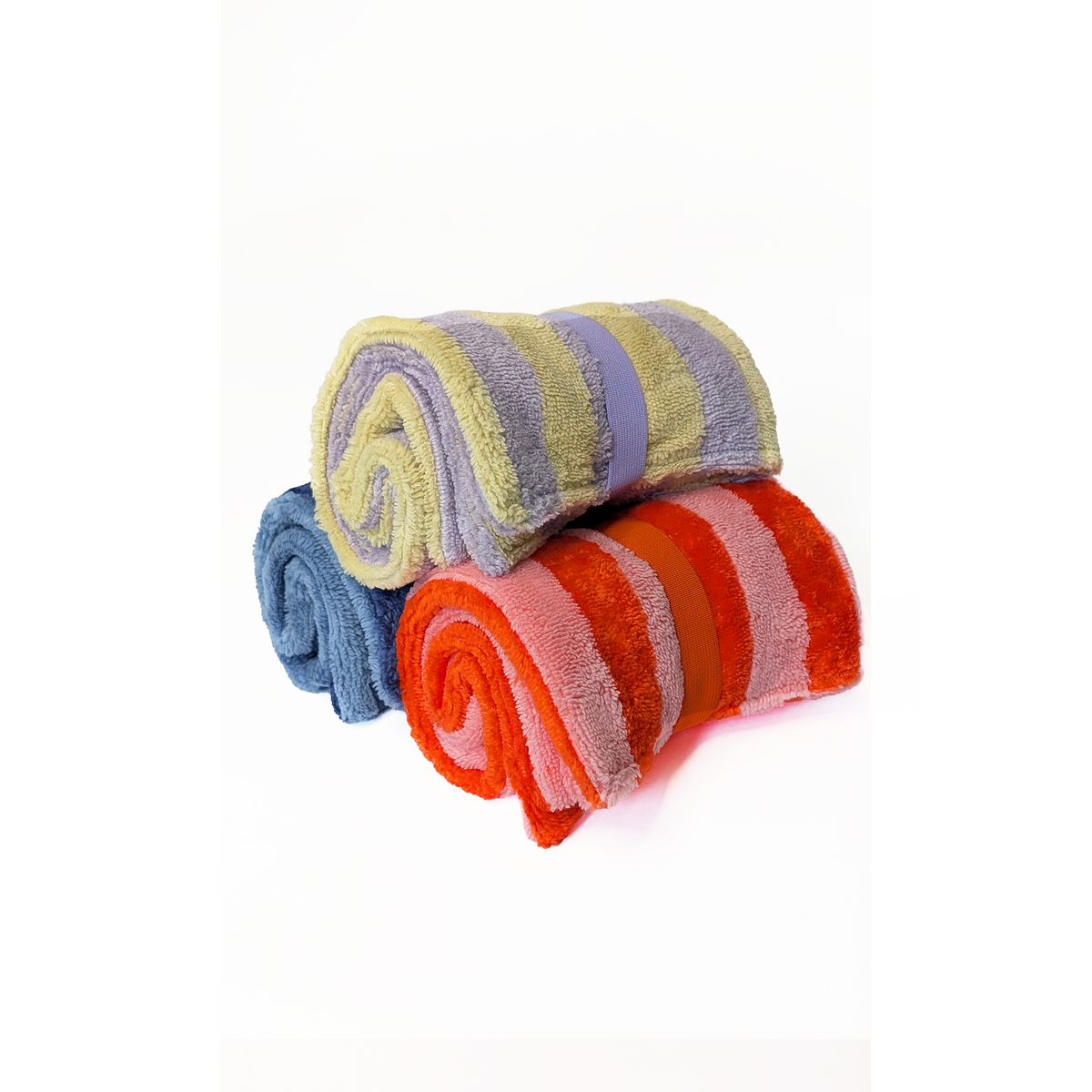 Pfotentuch Paw to Go "Sunstripe" orange-rosa
