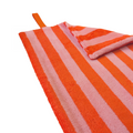 Pfotentuch Paw to Go "Sunstripe" orange-rosa
