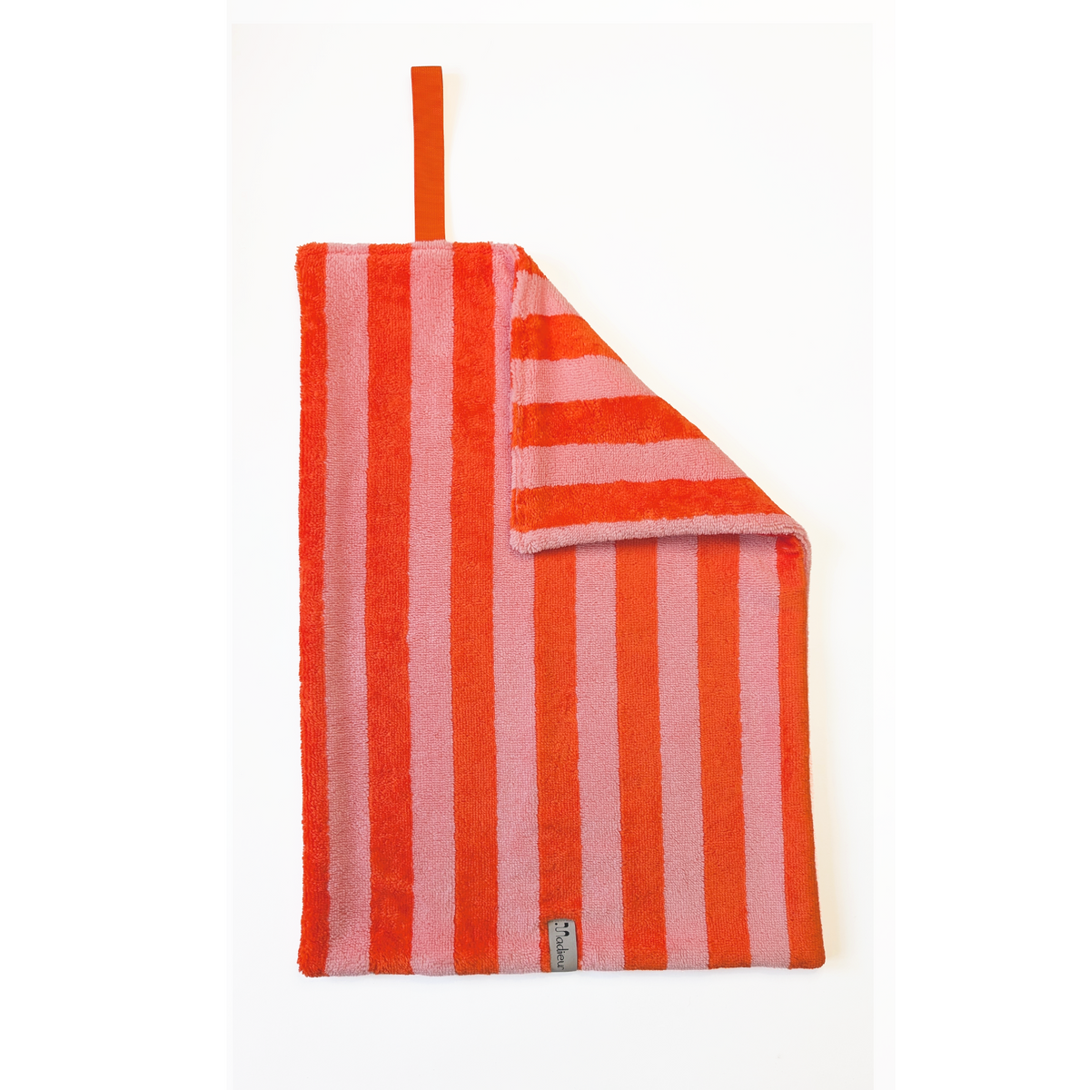 Pfotentuch Paw to Go "Sunstripe" orange-rosa