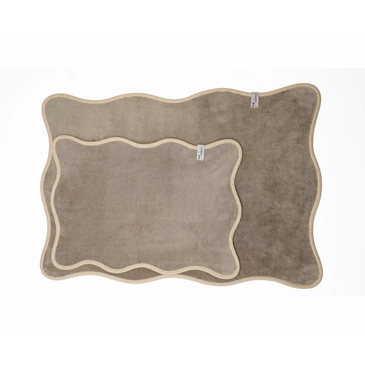 Pfotentuch "Wavelle" Dunkelbeige